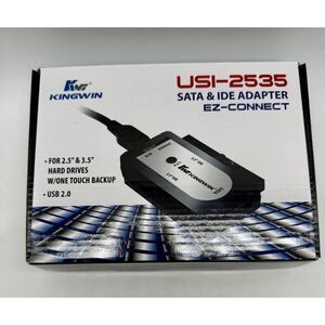 Kingwin USI-2535 Universal USB‎ 2.0 SATA / IDE Hard Drive Supports 2.5" 3.5”